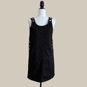 Vintage Denim & Co Black Denim Strap Dress